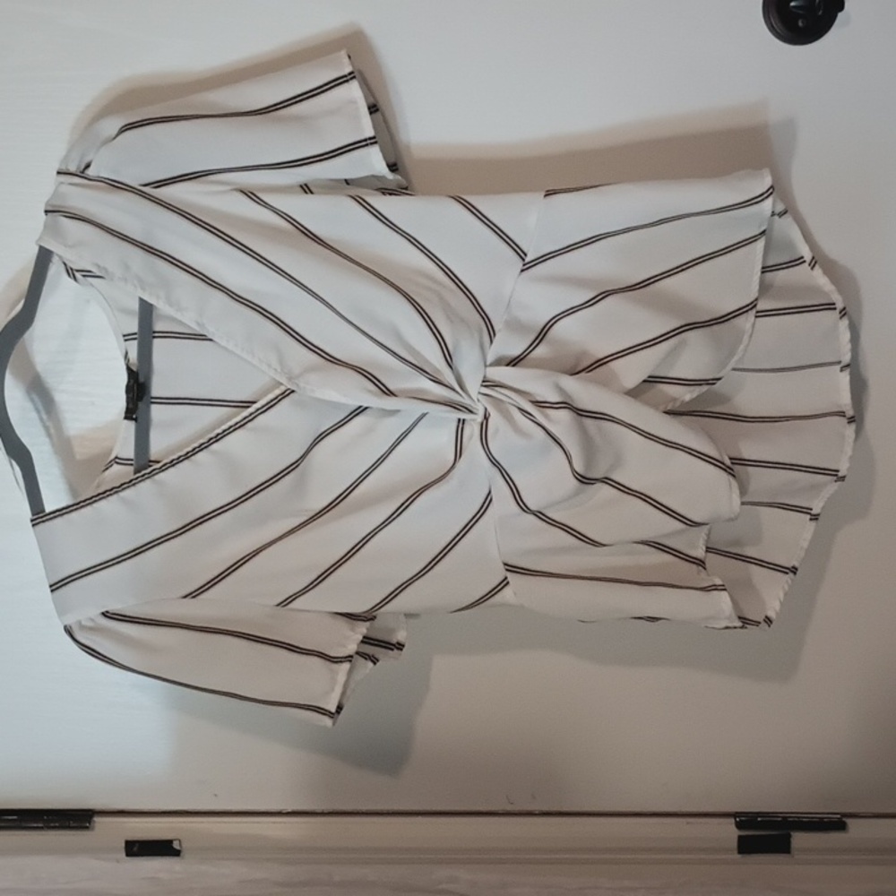 V-neck blouse